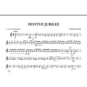 Festive Jubilee - Eb Alto Saxophone 2