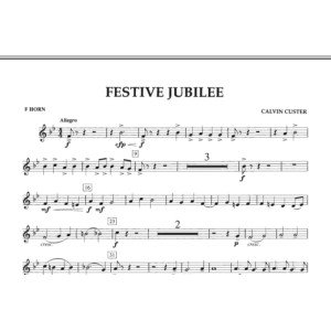 Festive Jubilee - F Horn