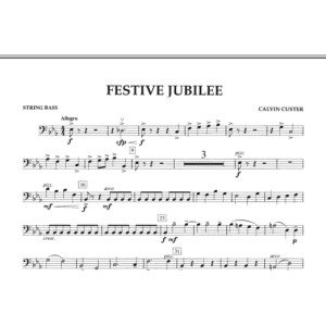 Festive Jubilee - String Bass
