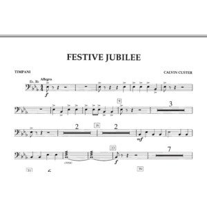 Festive Jubilee - Timpani