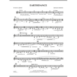 Earthdance - Bb Bass Clarinet