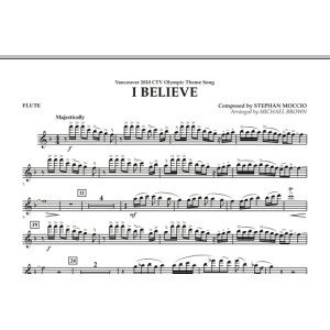 I Believe (Vancouver 2010 CTV Olympic Theme Song) - Flute