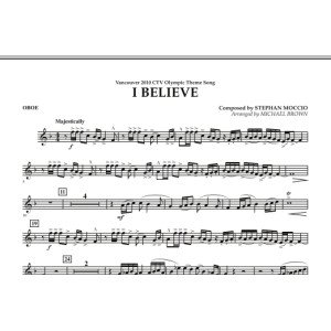 I Believe (Vancouver 2010 CTV Olympic Theme Song) - Oboe