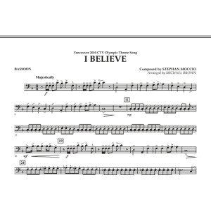 I Believe (Vancouver 2010 CTV Olympic Theme Song) - Bassoon