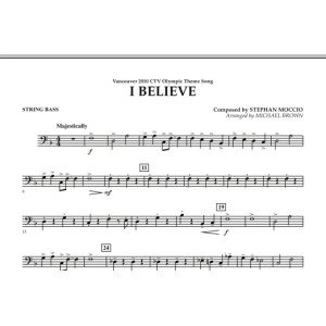 I Believe (Vancouver 2010 CTV Olympic Theme Song) - String Bass