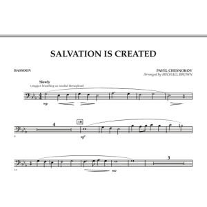 Salvation Is Created - Bassoon