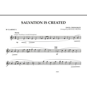 Salvation Is Created - Bb-Klarinette 1