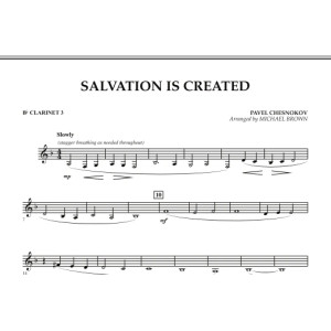 Salvation Is Created - Bb Klarinette 3