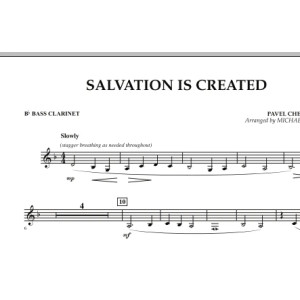 Salvation Is Created - Bb Bassklarinette