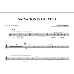 Salvation Is Created - Eb-Altsaxophon 2