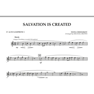 Salvation Is Created - Eb Alt-Saxophon 1