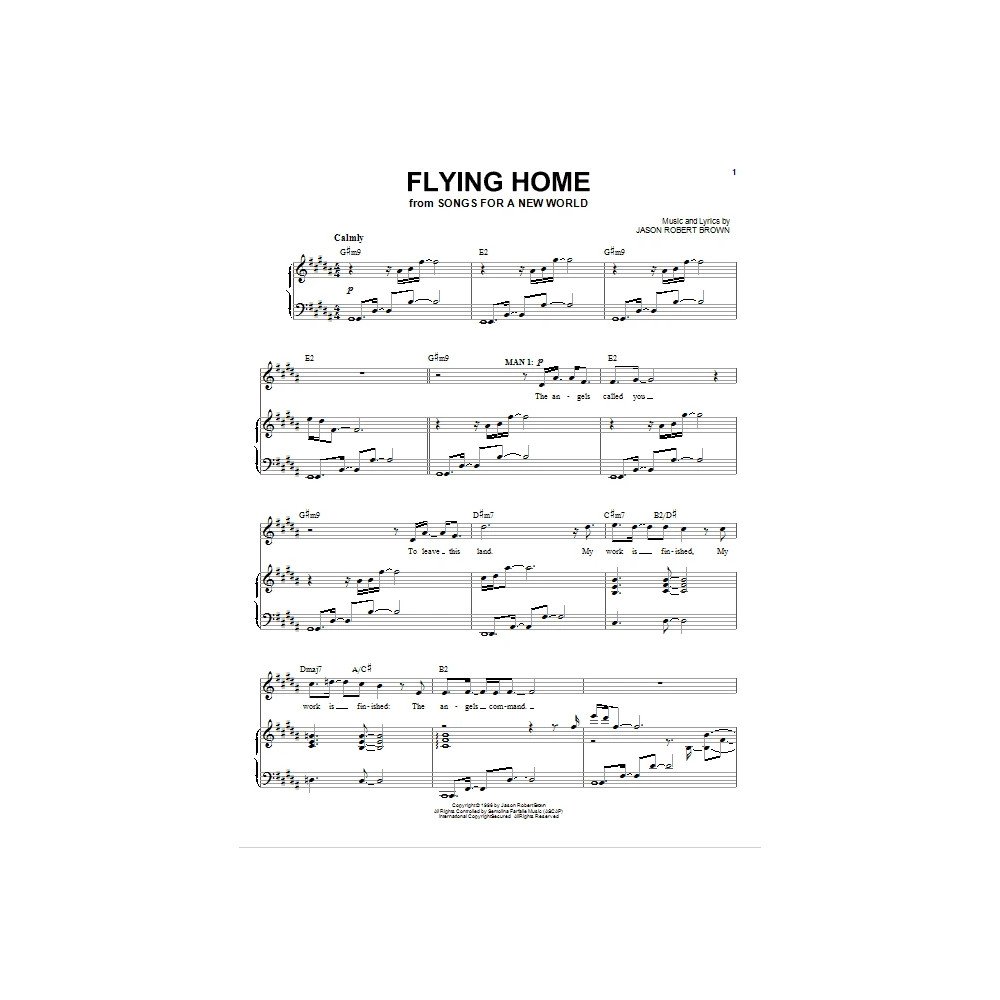 Flying Home (from Songs for a New World)