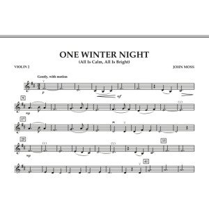 One Winter Night (All Is Calm, All Is Bright) - Violin 2