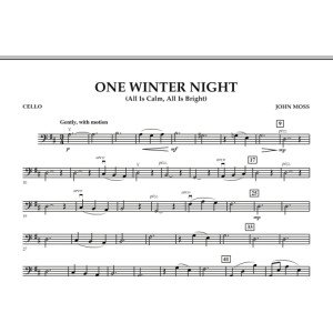 One Winter Night (All Is Calm, All Is Bright) - Cello