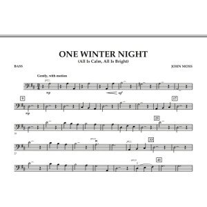 One Winter Night (All Is Calm, All Is Bright) - Bass