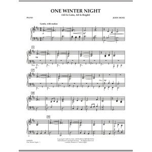 One Winter Night (All Is Calm, All Is Bright) - Piano
