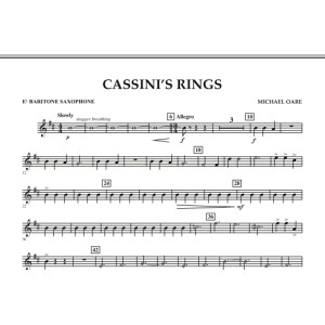Cassini's Rings - Eb Baritone Saxophone