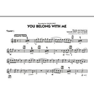 You Belong With Me - Trompete 1