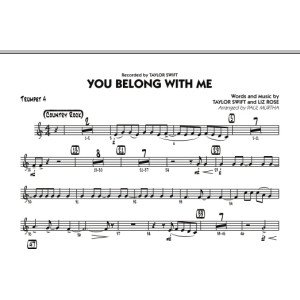 You Belong With Me - Trumpet 4