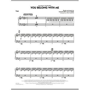 You Belong With Me - Piano