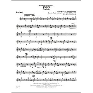 Sway (Quien Sera) - Alto Sax 1
