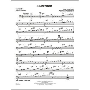 Undecided - Bass Clef Solo Sheet