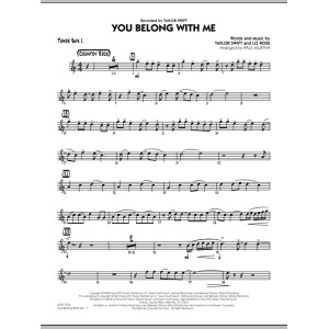 You Belong With Me - Tenor Sax 1