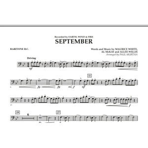 September (arr. Paul Murtha) - Baritone B.C.