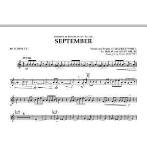 September (arr. Paul Murtha) - Baritone T.C.