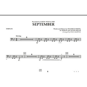 September (arr. Paul Murtha) - Timpani
