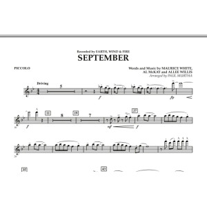 September (arr. Paul Murtha) - Piccolo