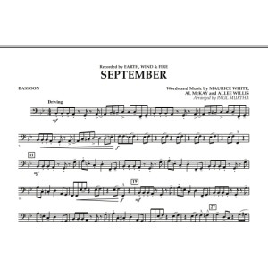 September (arr. Paul Murtha) - Bassoon