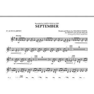 September (arr. Paul Murtha) - Eb-Altklarinette