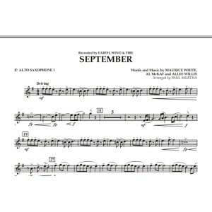 September (arr. Paul Murtha) - Eb Alto Saxophone 1