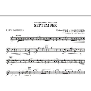 September (arr. Paul Murtha) - Eb Alto Saxophone 2