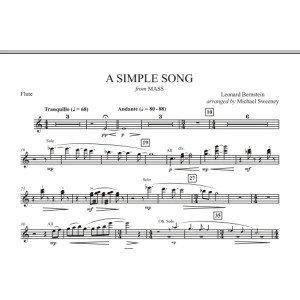 A Simple Song (from Mass) - Flute