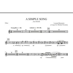 A Simple Song (from Mass) - Oboe