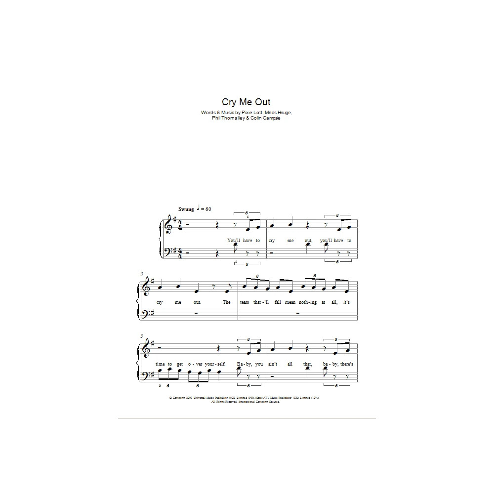 Cry Me Out