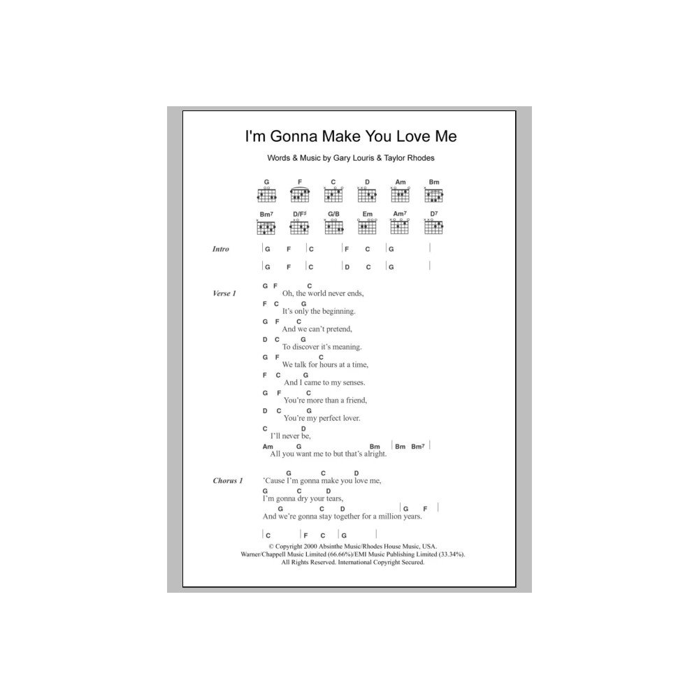 I'm Gonna Make You Love Me