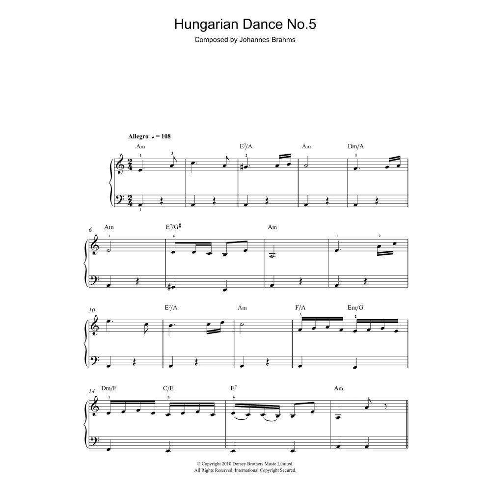 Hungarian Dance No.5