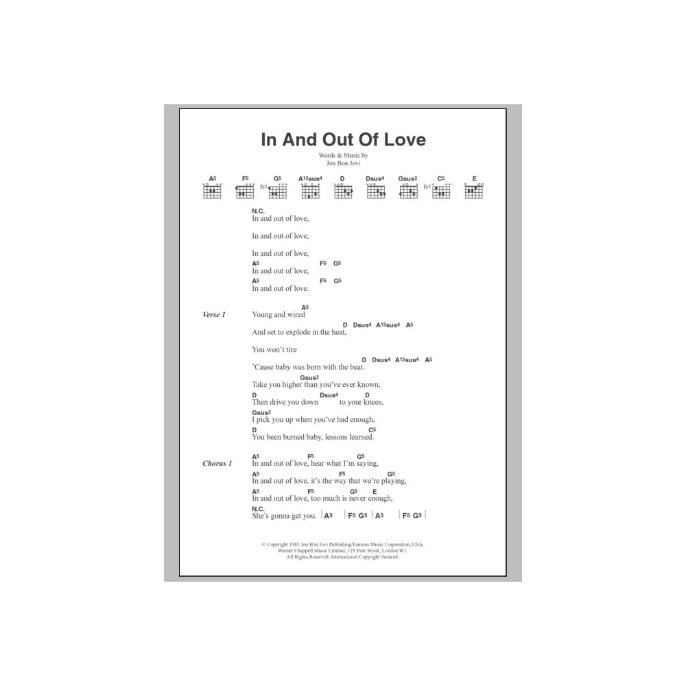 In And Out Of Love