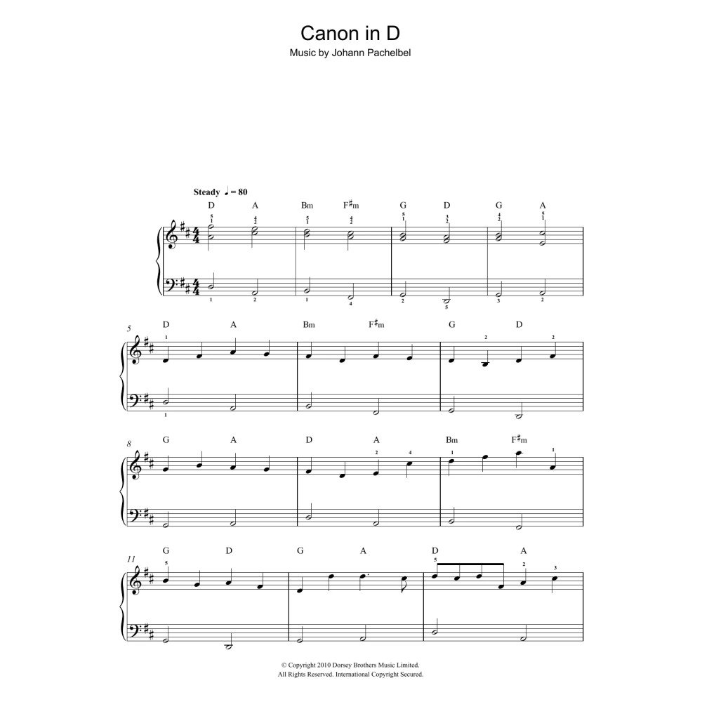 Canon in D