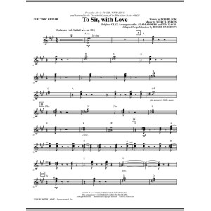 To Sir, With Love - Electric Guitar