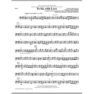 To Sir, With Love - Bass