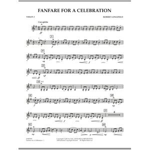 Fanfare For A Celebration - Violin 2
