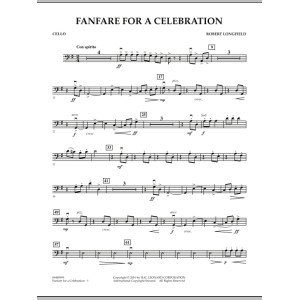 Fanfare For A Celebration - Cello