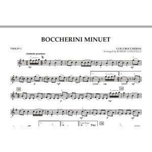 Boccherini Minuet - Violin 1