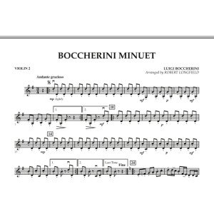Boccherini Menuett - Violine 2
