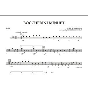 Boccherini Menuett - Bass