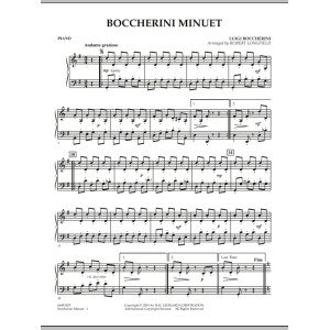 Boccherini Minuet - Piano